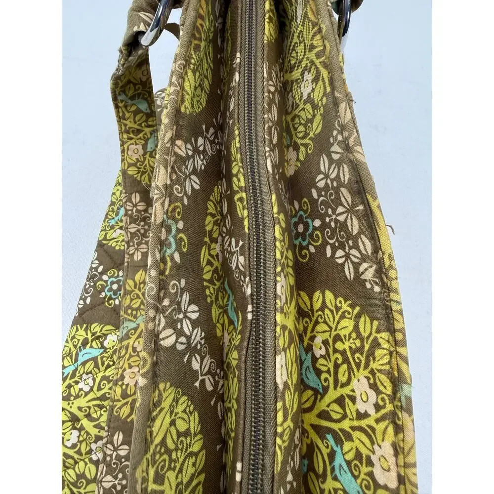 Vera Bradley Sittin’ in a Tree Quilted Handbag Purse Birds Cottagecore Whimsical